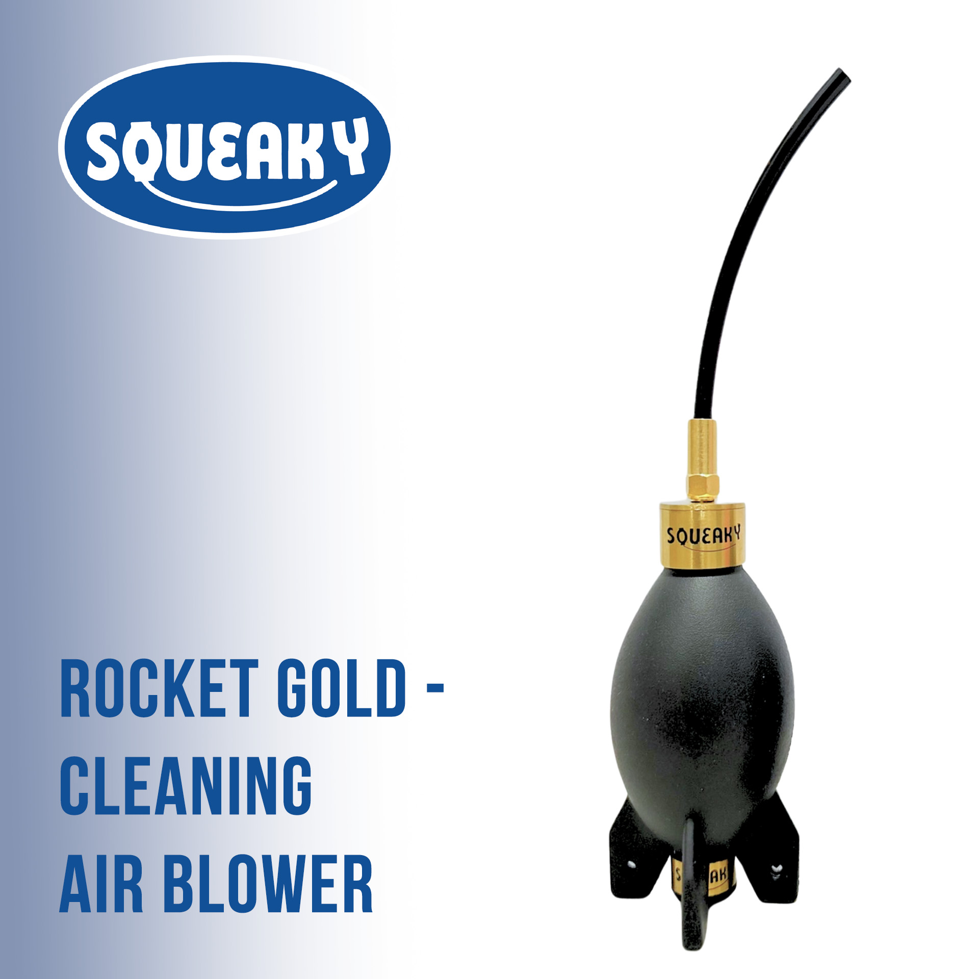 Squeaky Cleaning Air Blower - Rocket Gold